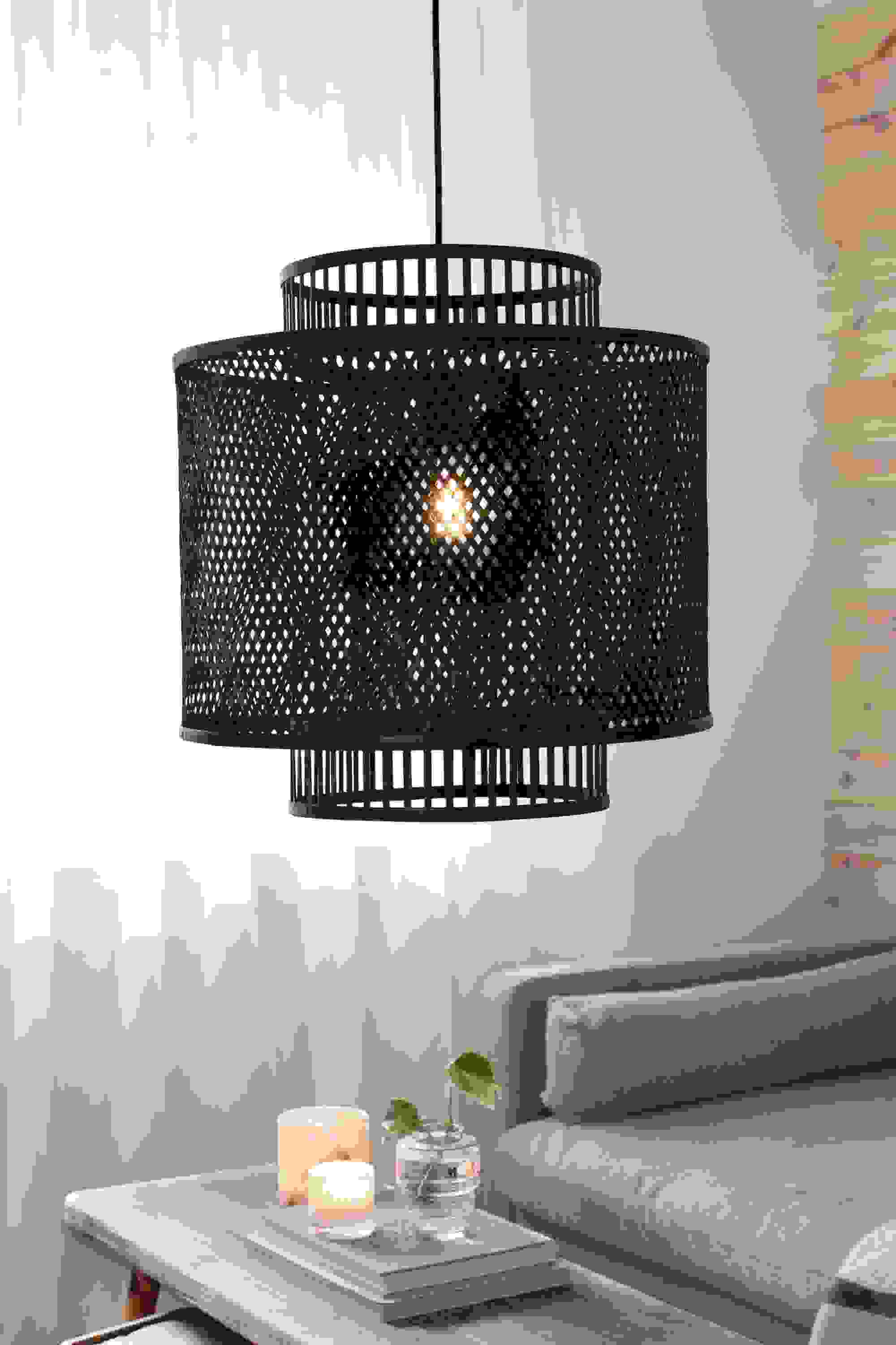 Strati - Ceiling lamp Black 50cm