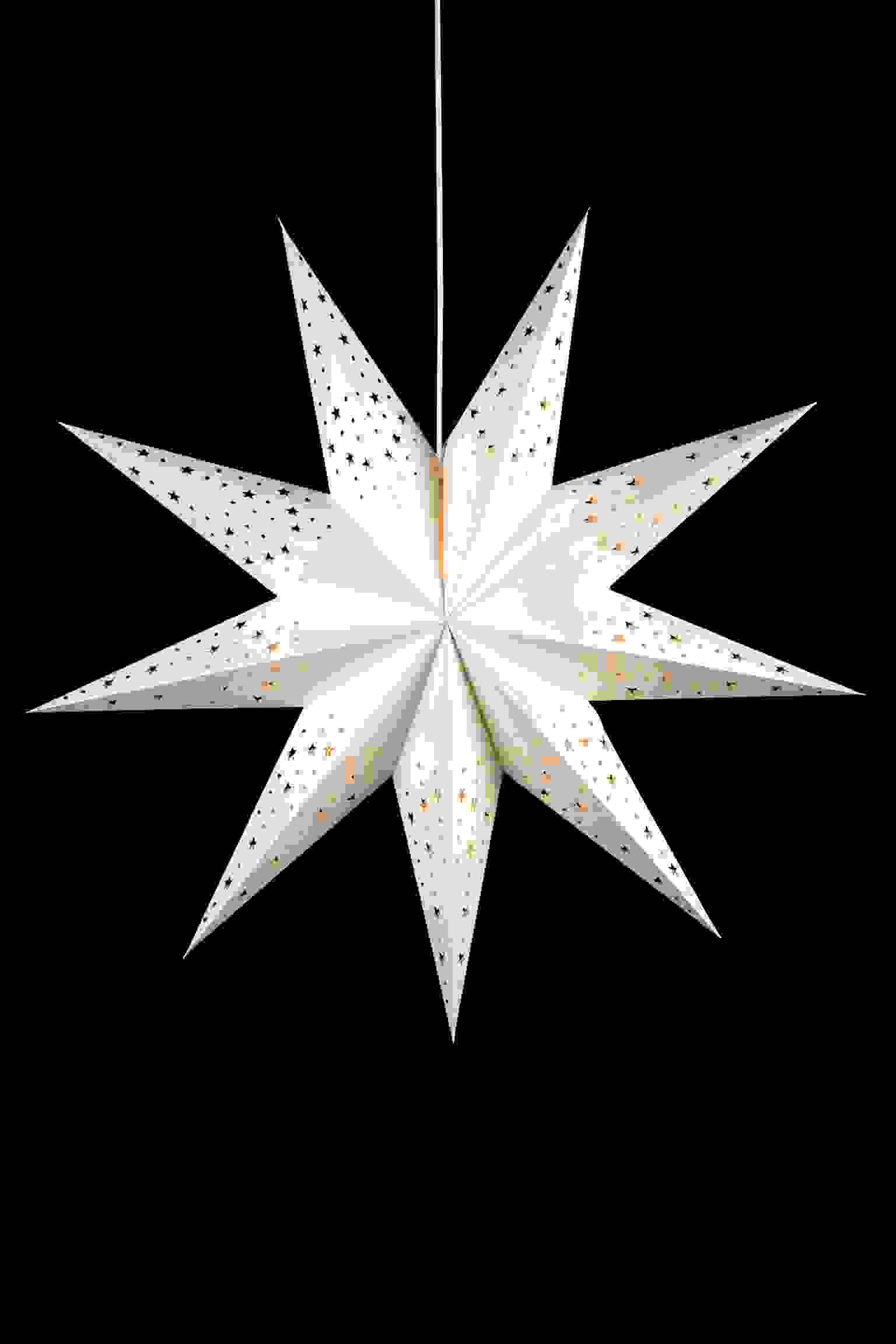 Solvalla - Stjärna Vit 75cm