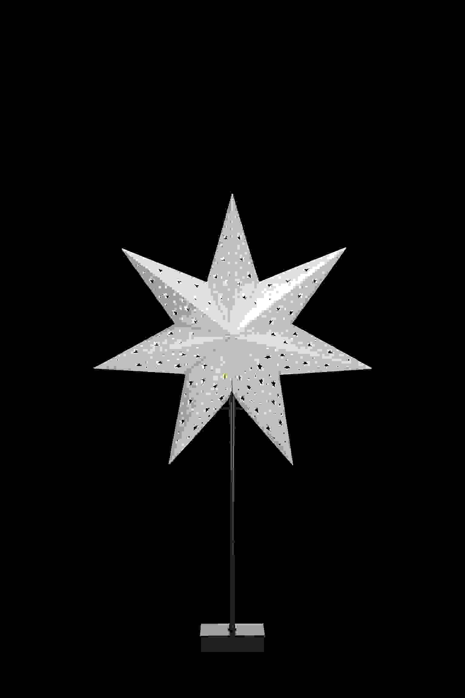 Solvalla - Bordsstjärna Silver 45cm