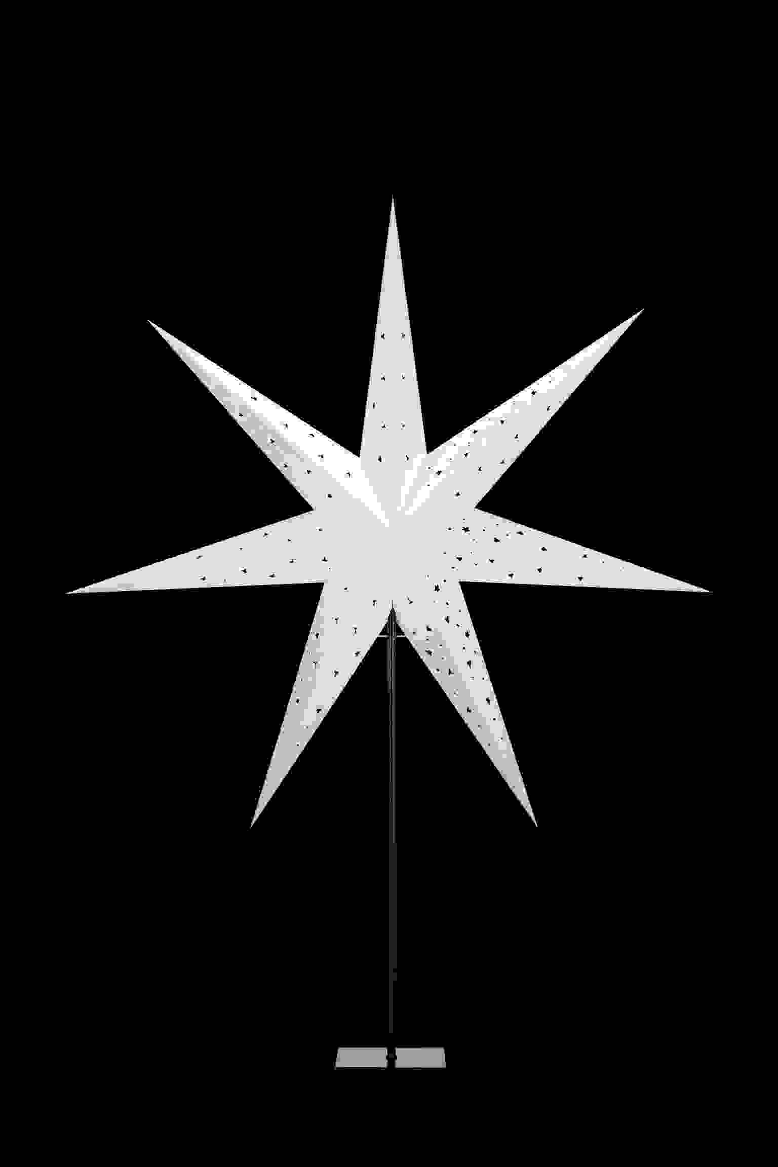 Solvalla - Table Star White/black 1m