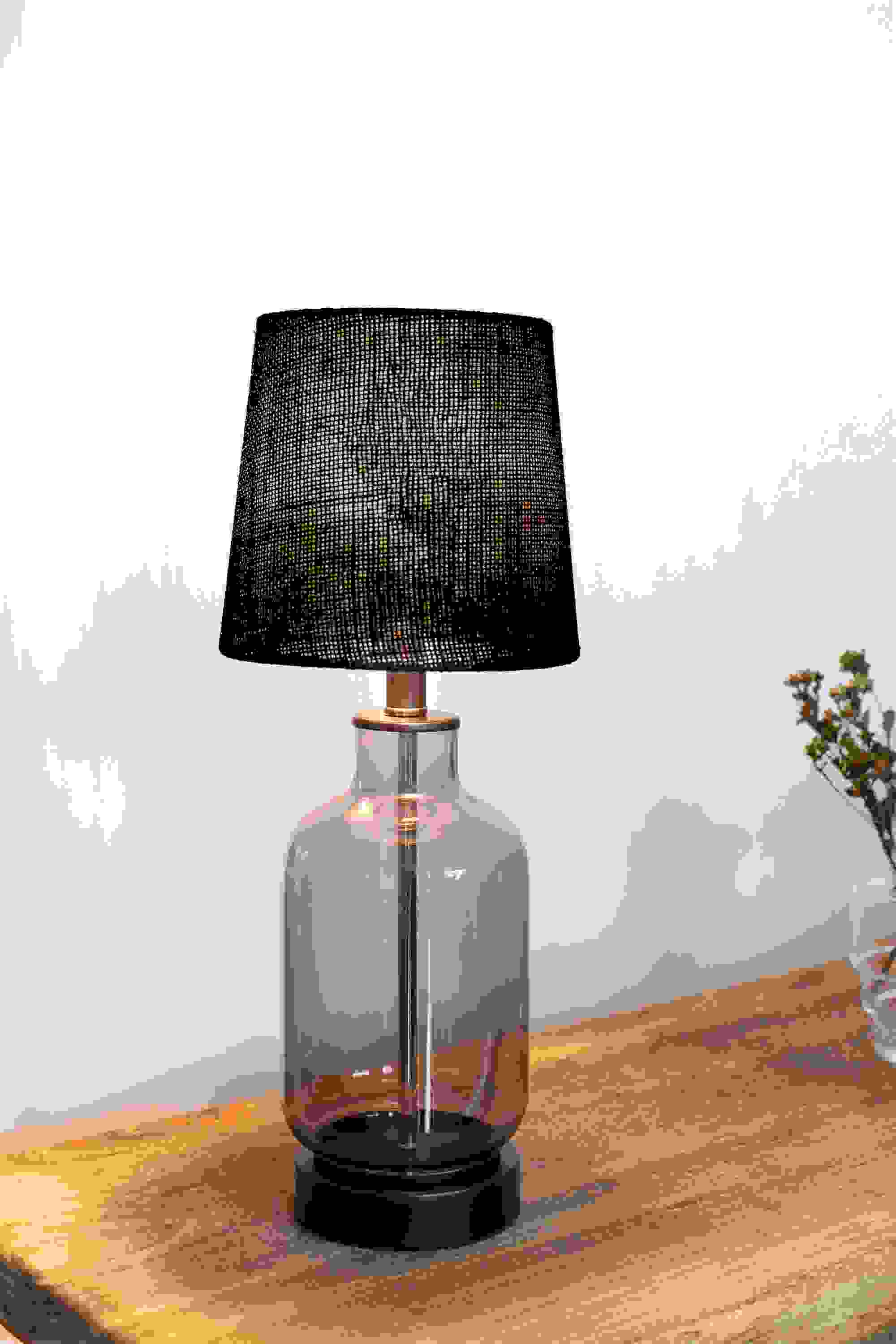 Costero - Table lamp Smoke/Black 43cm