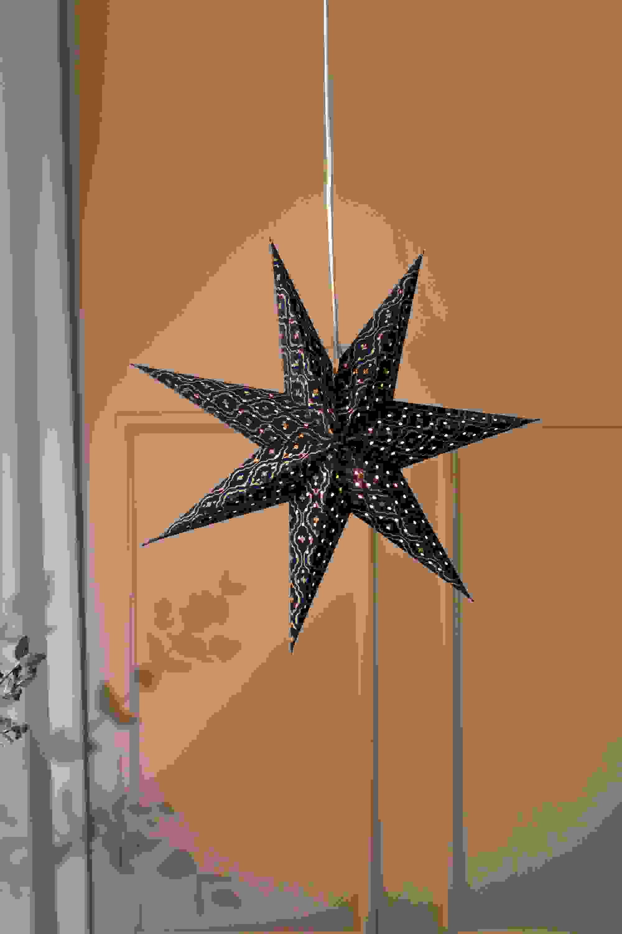 BAROQUE - Stjärna blå/guld 45 cm