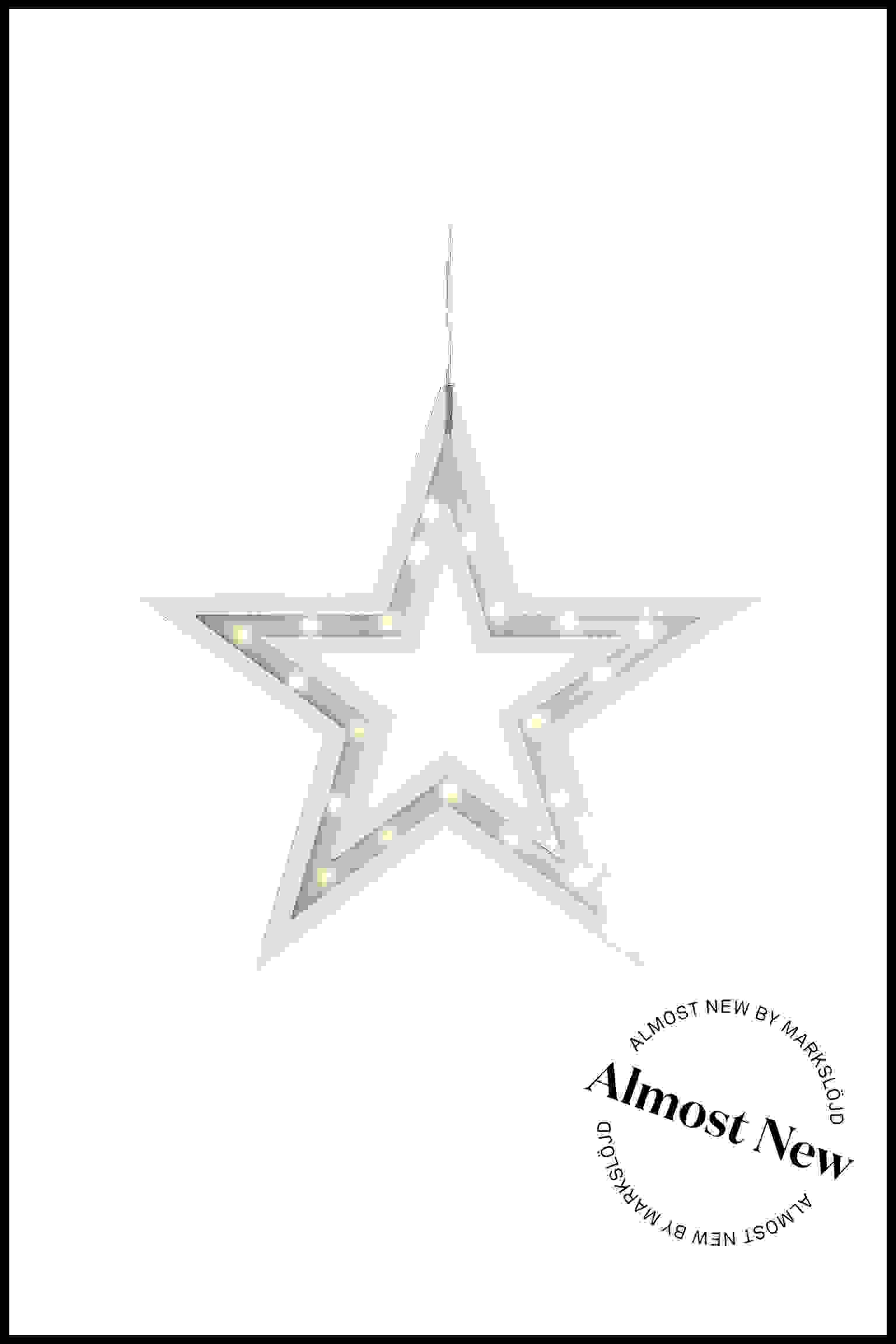 ALMOST NEW - KVILLE DECO STAR 40 CM