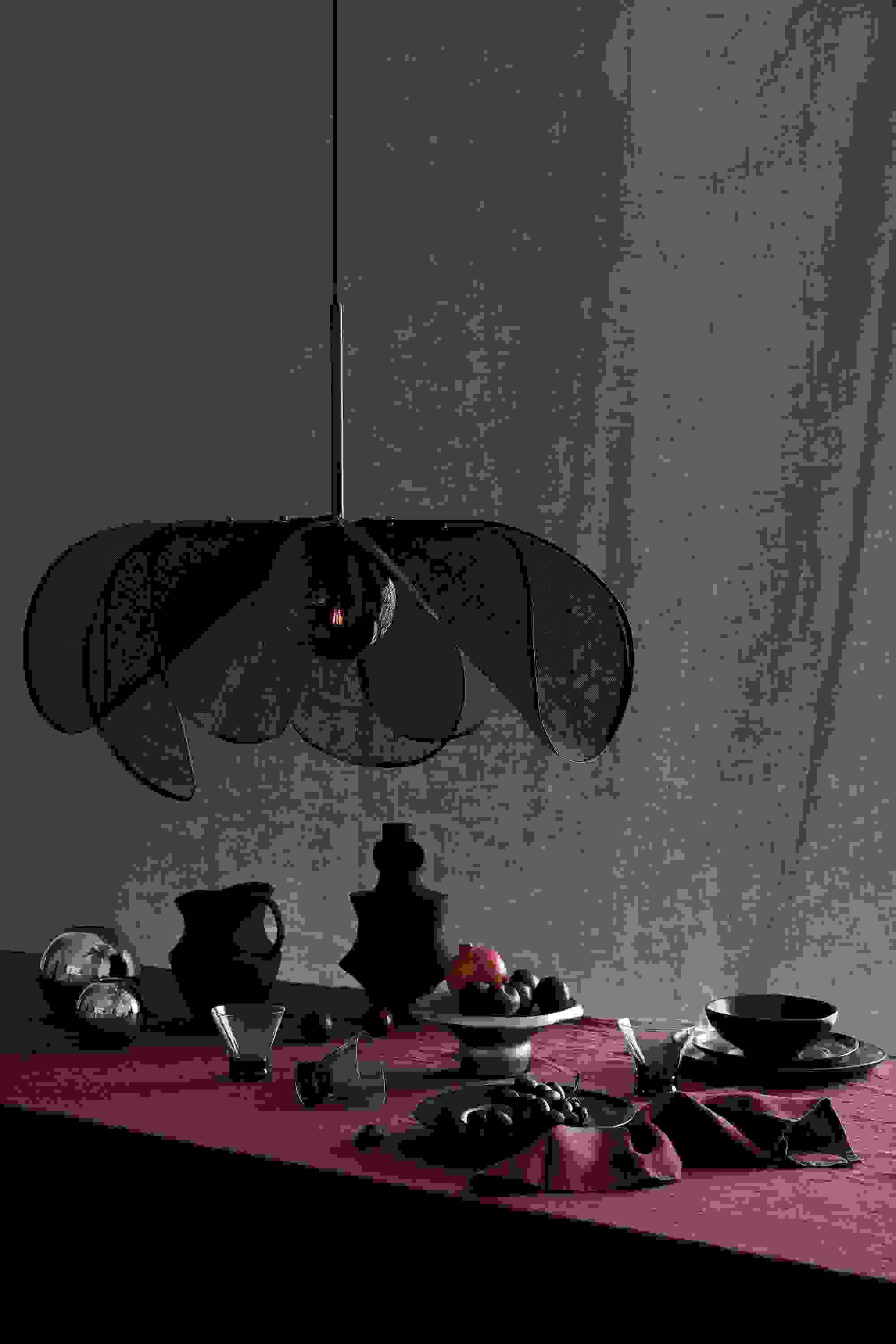 Styrka - Ceiling lamp Black 75cm