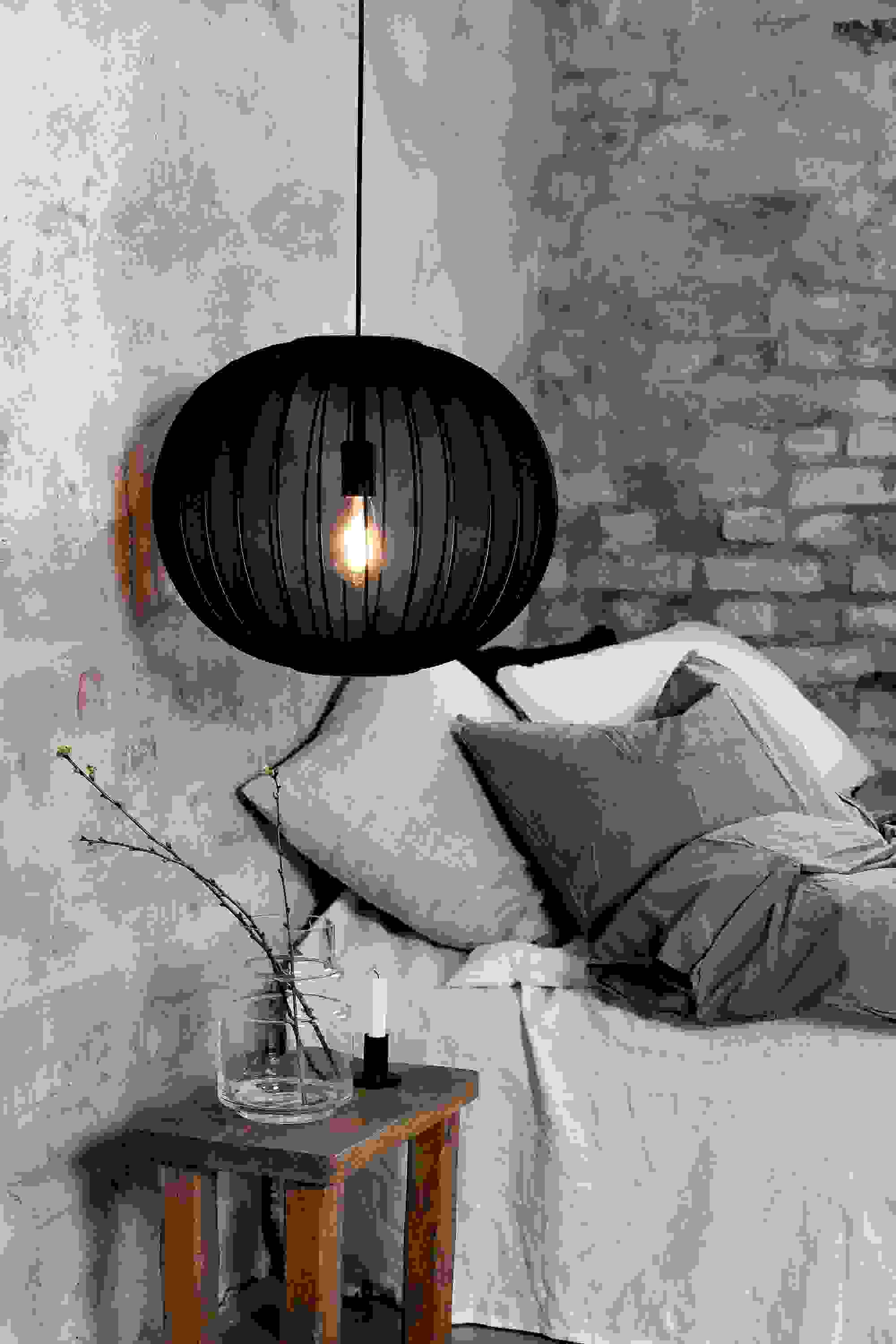 Florence - Ceiling lamp Black 50 cm