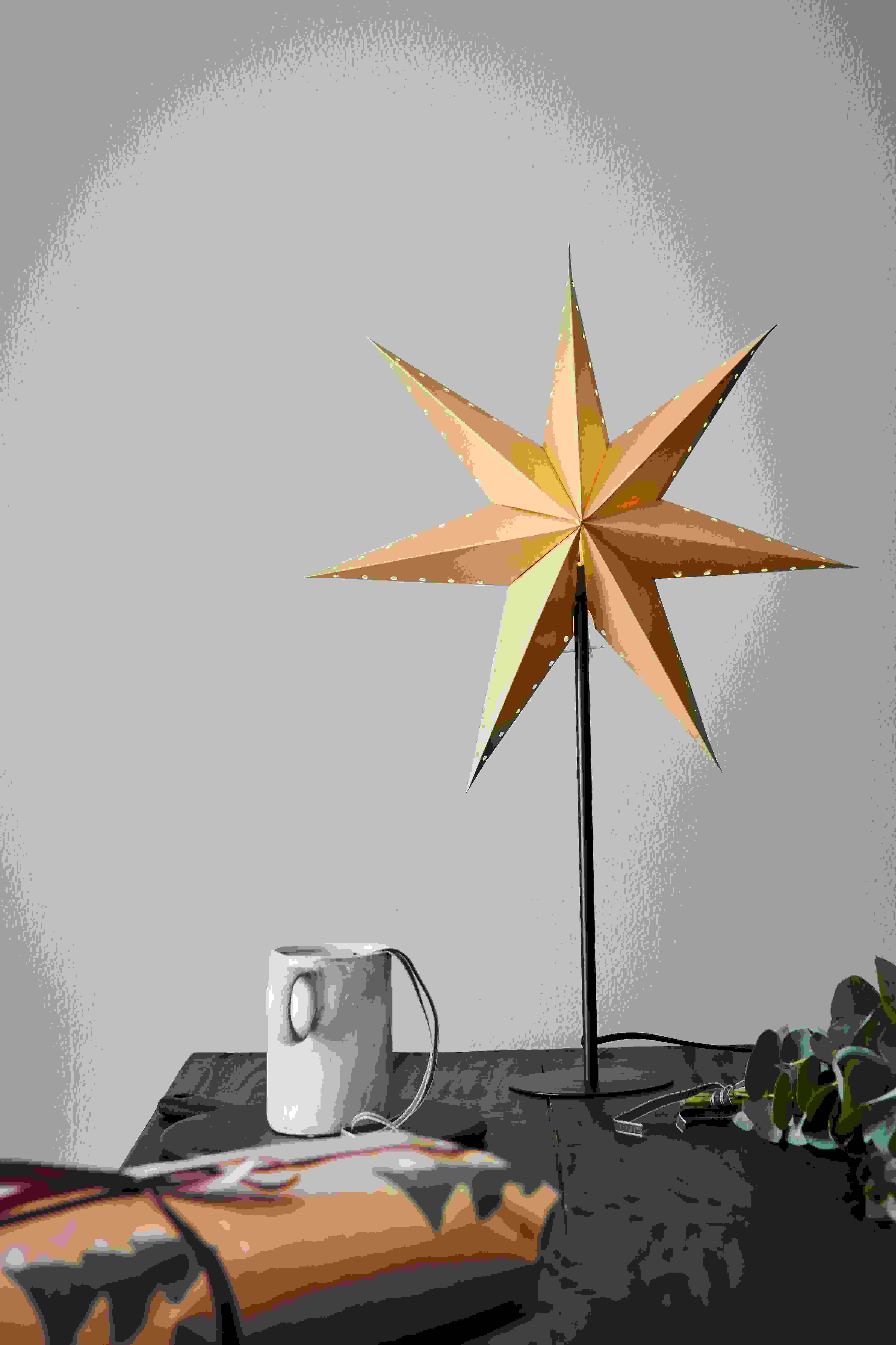 LIVELY - Table Star Gold/Black 45cm